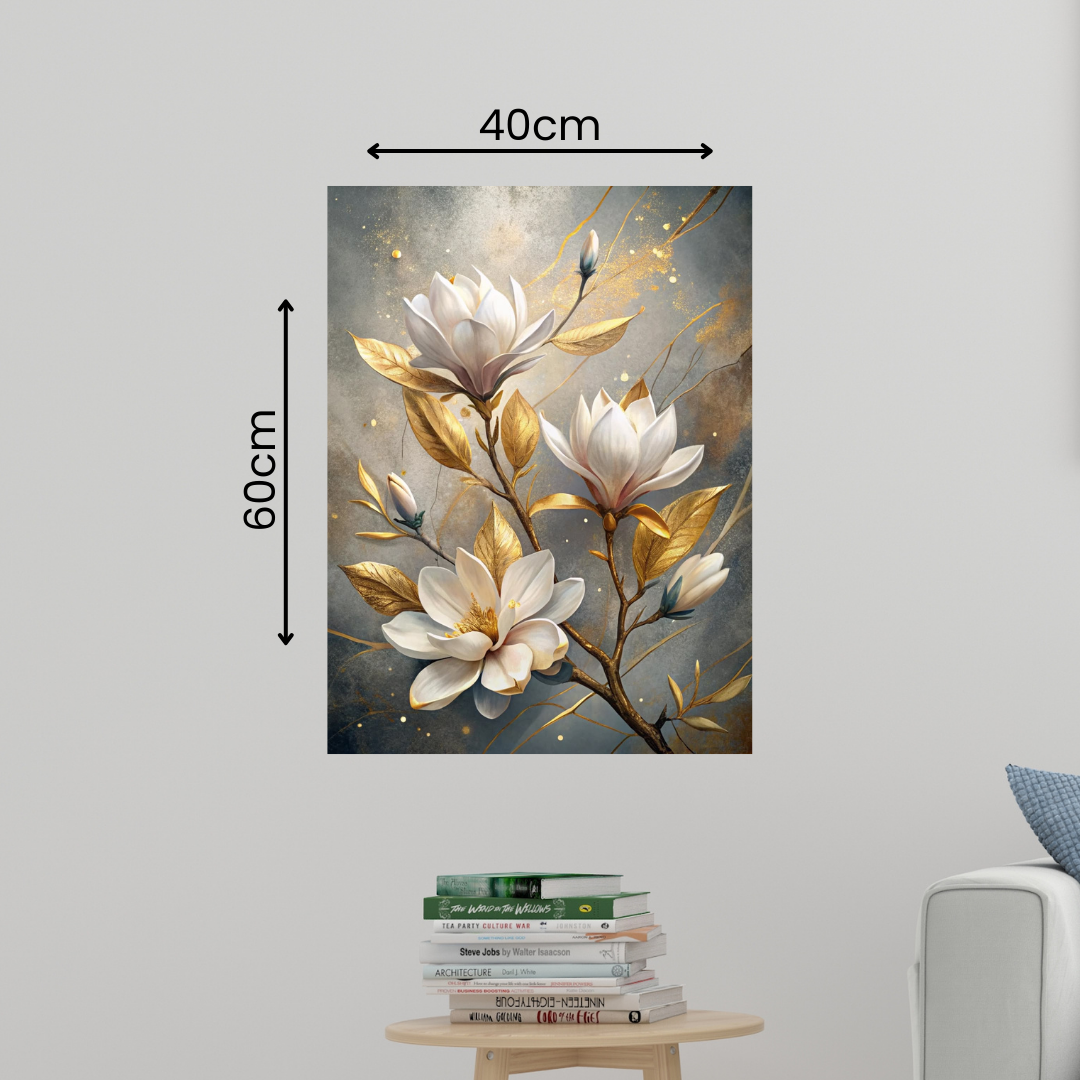 Set de 3 Tableaux Décoratifs "Magnolia Élégance" (Copy) (Copy) – Image 3