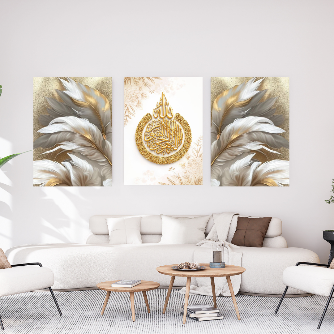 ensemble-de-3-tableaux-triptyques-islamiques-modernes